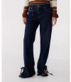 Jean Straight Belt Azul
