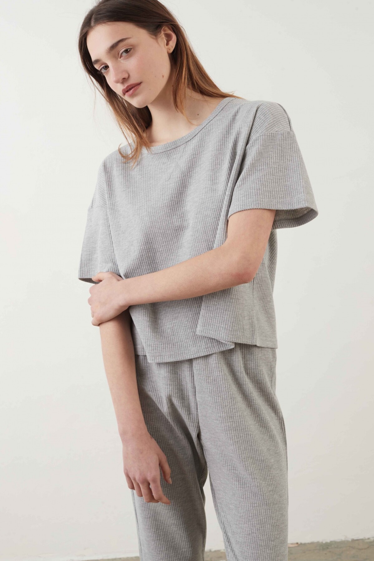 Top Selma Gris Melange