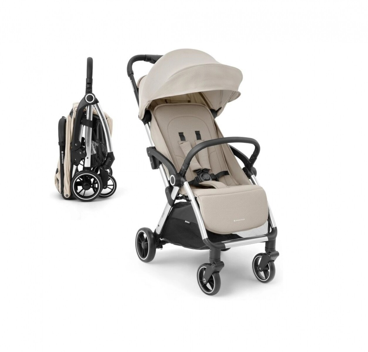 Coche auto plegable EDEN KIKKABOO - beige 
