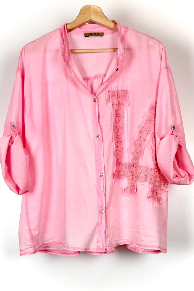 CAMISA ALGODON ZAYA - ROSA 