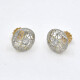 Caravanas Antiguas En Oro 18K, Platino, Brillantes Y Diamantes Caravanas Antiguas En Oro 18K, Platino, Brillantes Y Diamantes