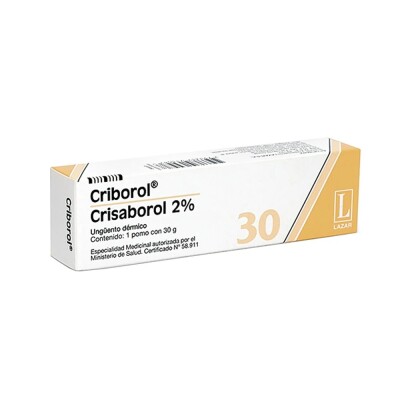 Criborol 2% Ungüento 30 Grs. Criborol 2% Ungüento 30 Grs.
