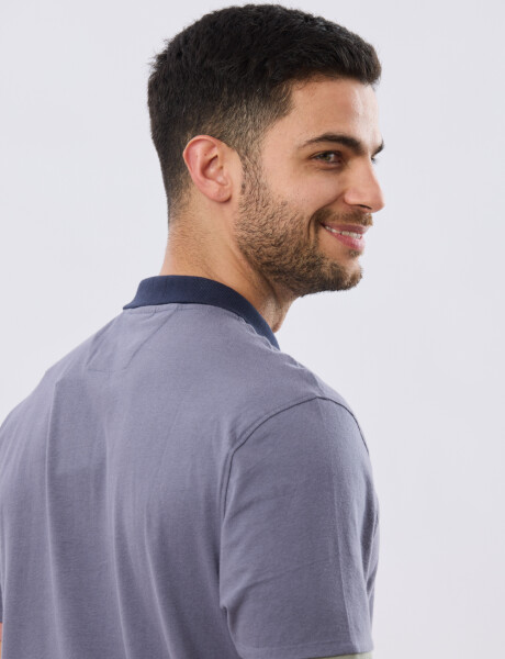 REMERA POLO LISA JERSEY Indigo