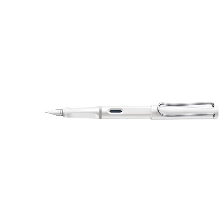 Lapicera Pluma Safari Blanco TF, TM azul Lamy 0