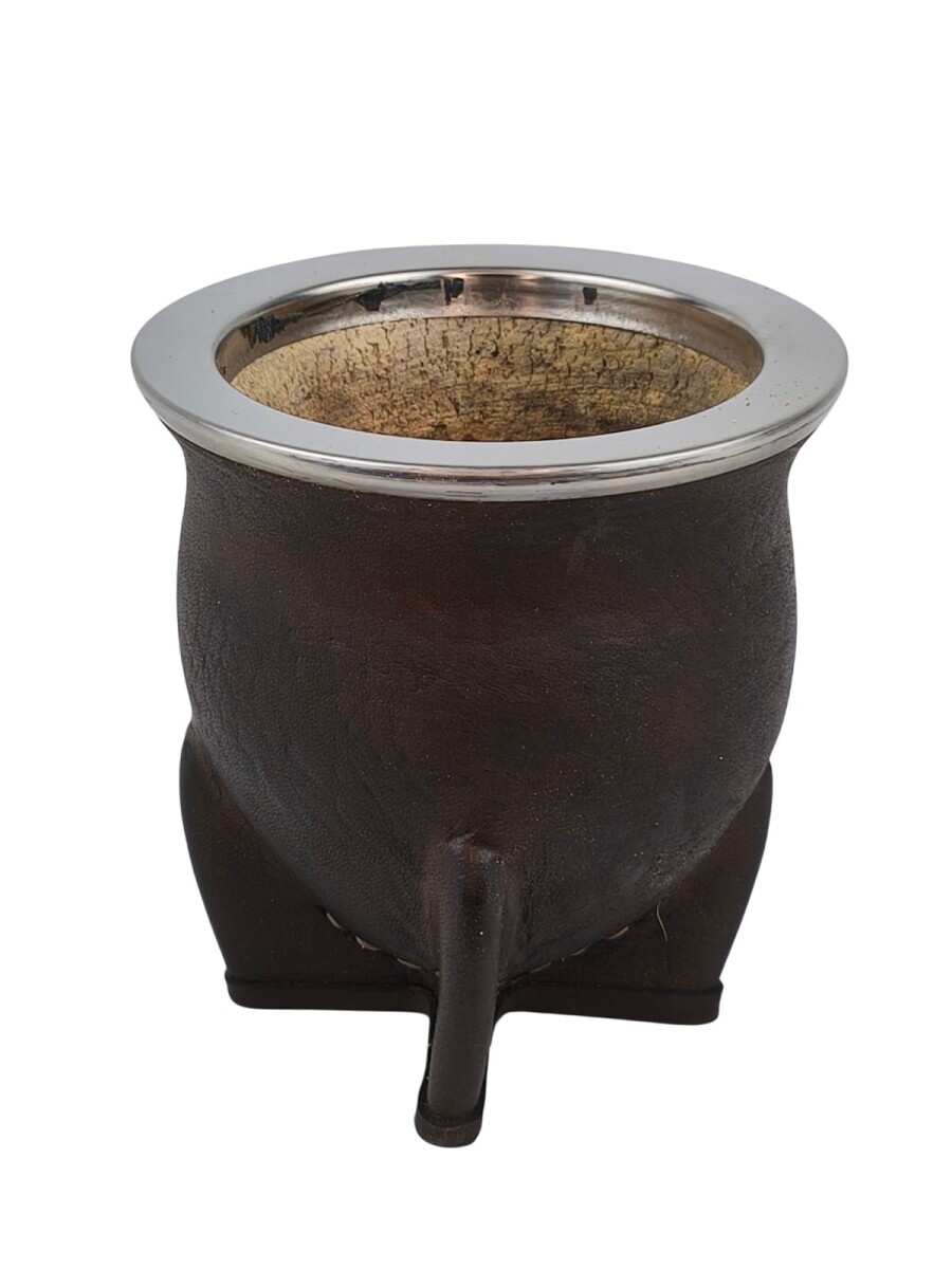 Mate camionero calabaza acero - Marrón 