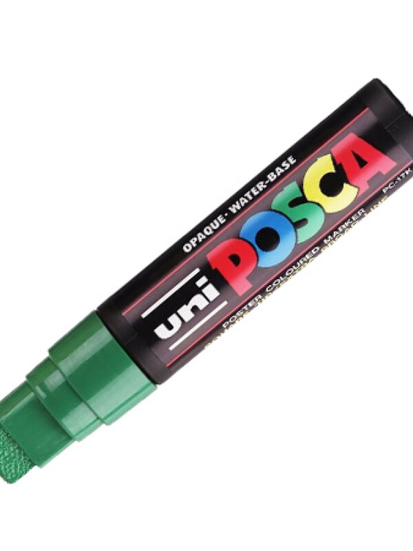 MARCADOR UNI POSCA 15 MM VERDE N/A