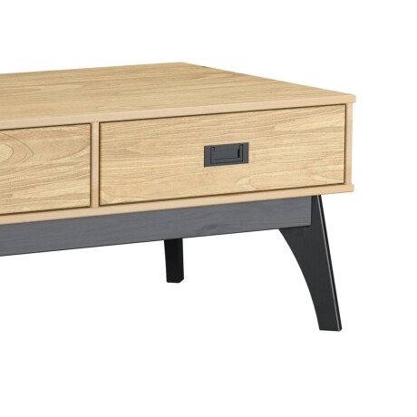 Mesa de Centro Living Lumax 2 Cajones 100% Madera Maciza Mesa de Centro Living Lumax 2 Cajones 100% Madera Maciza