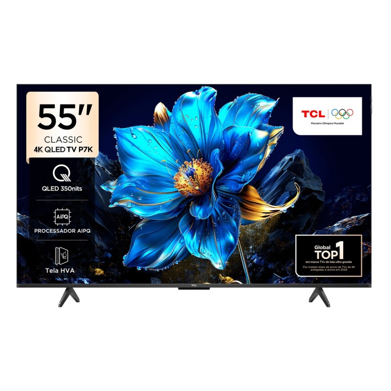 Televisor inteligente Tcl Qled 55 55p7k 4K UHD Google TV Televisor Inteligente Tcl Qled 55 55p7k 4k Uhd Google Tv