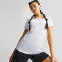 Train Favorite Jersey Cat Tee - Mujer White