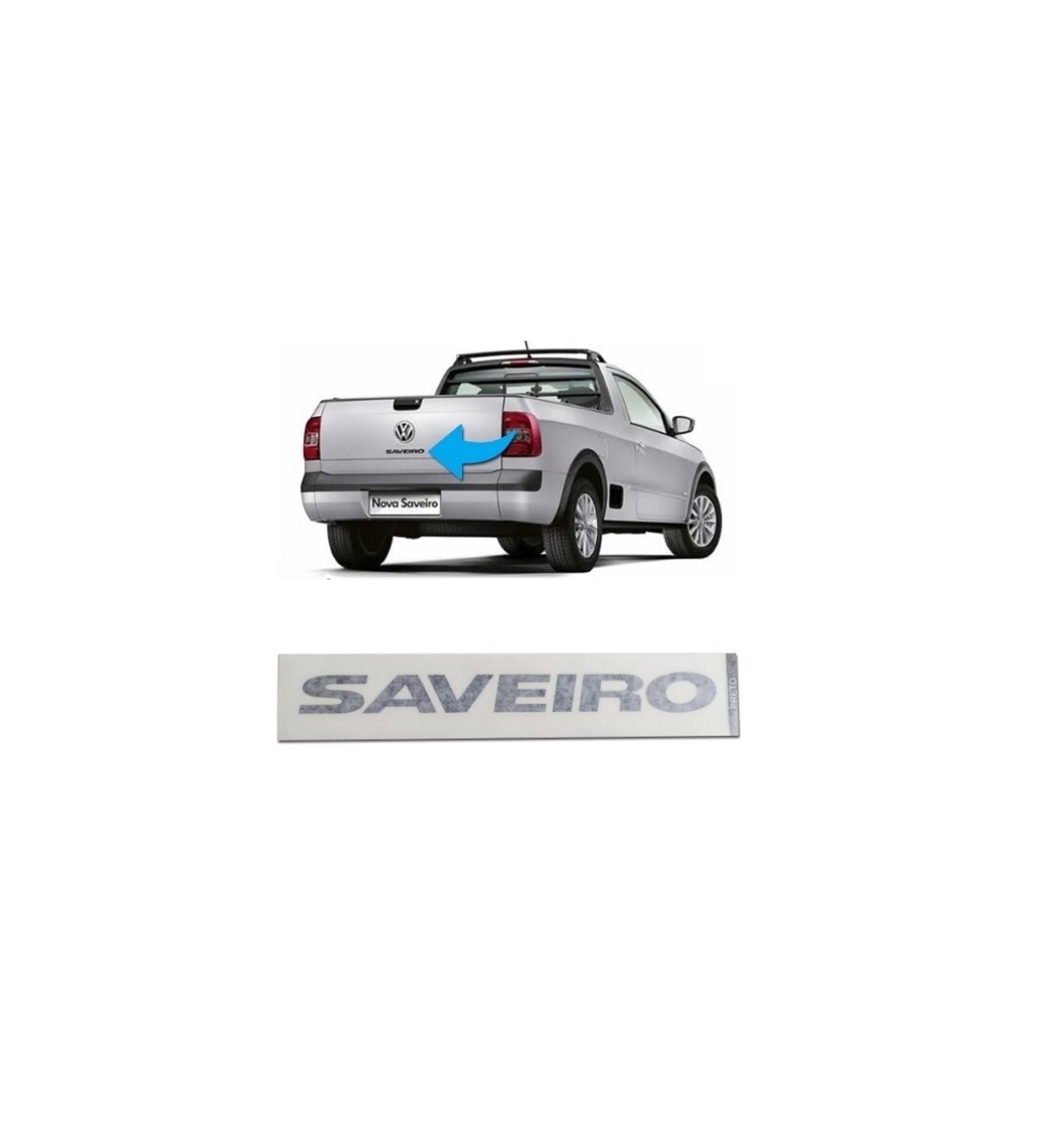 EMBLEMA "SAVEIRO" SAVEIRO G6 13/15 