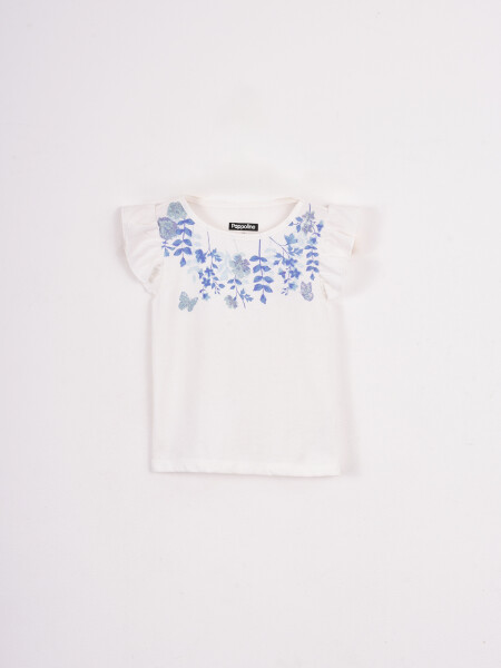 CONJUNTO REMERA + SHORT POLLERA BLANCO