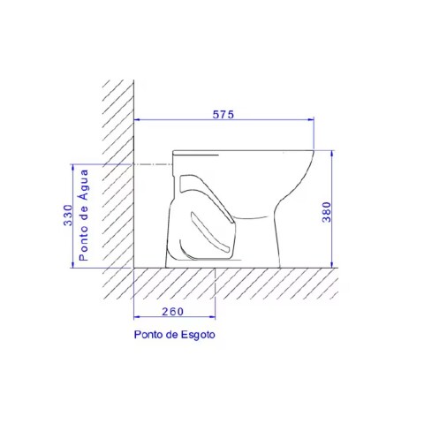 Inodoro corto Izy blanco Inodoro Corto Izy Blanco