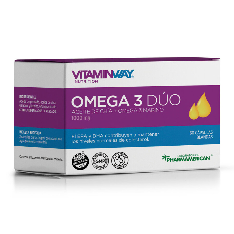 Omega 3 Duo x60 Vitaminway Omega 3 Duo x60 Vitaminway
