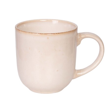 TAZA 415ML CERAMICA BLANCO CRINKLE