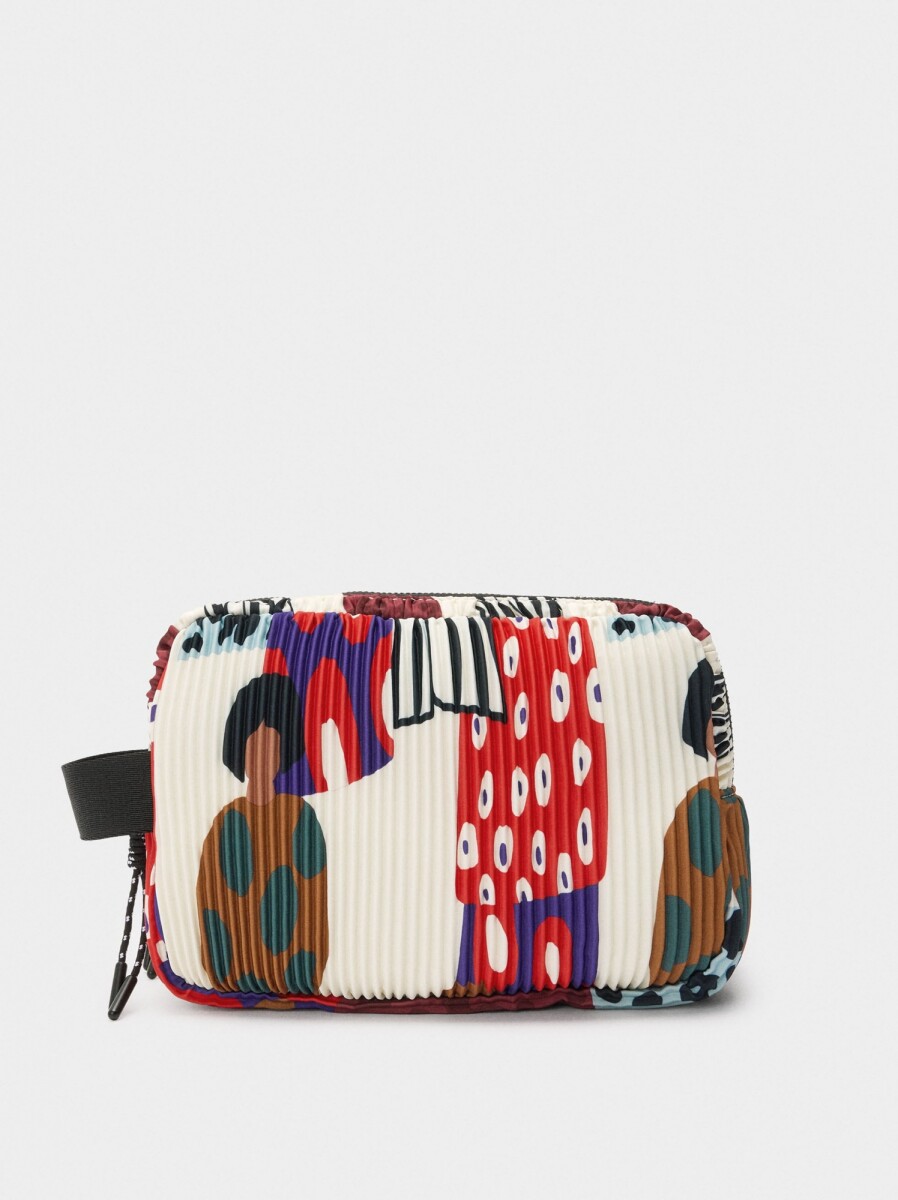 Neceser Estampado De Nylon - multicolor 