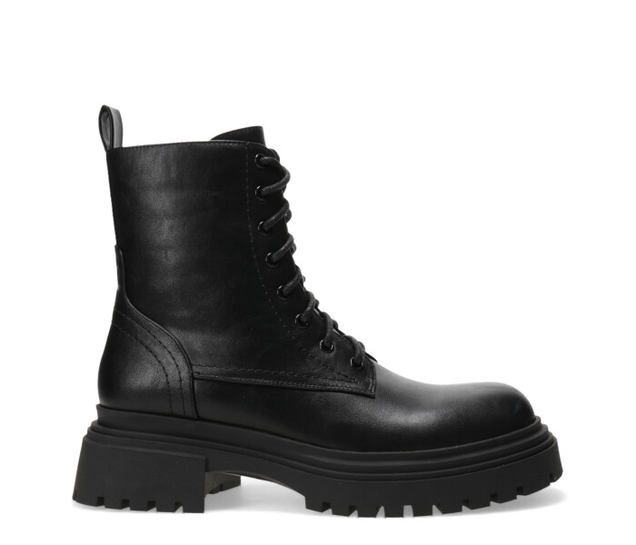 Botas de Mujer Miss Carol THAI acordonada y con cierre Negro