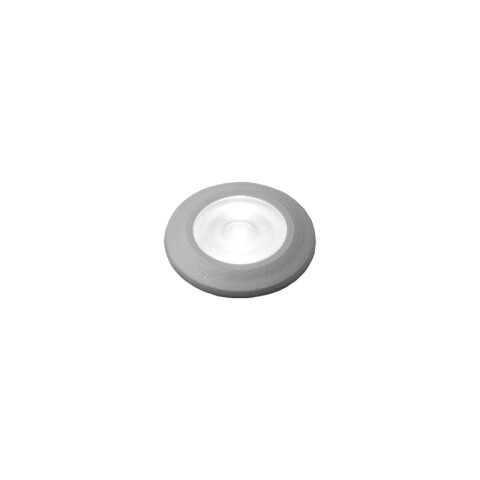 Luminaria de embutir para techo gris 6W cálida Ø90mm IP56 FL0972