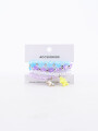 PULSERAS SET x 5 MULTICOLOR