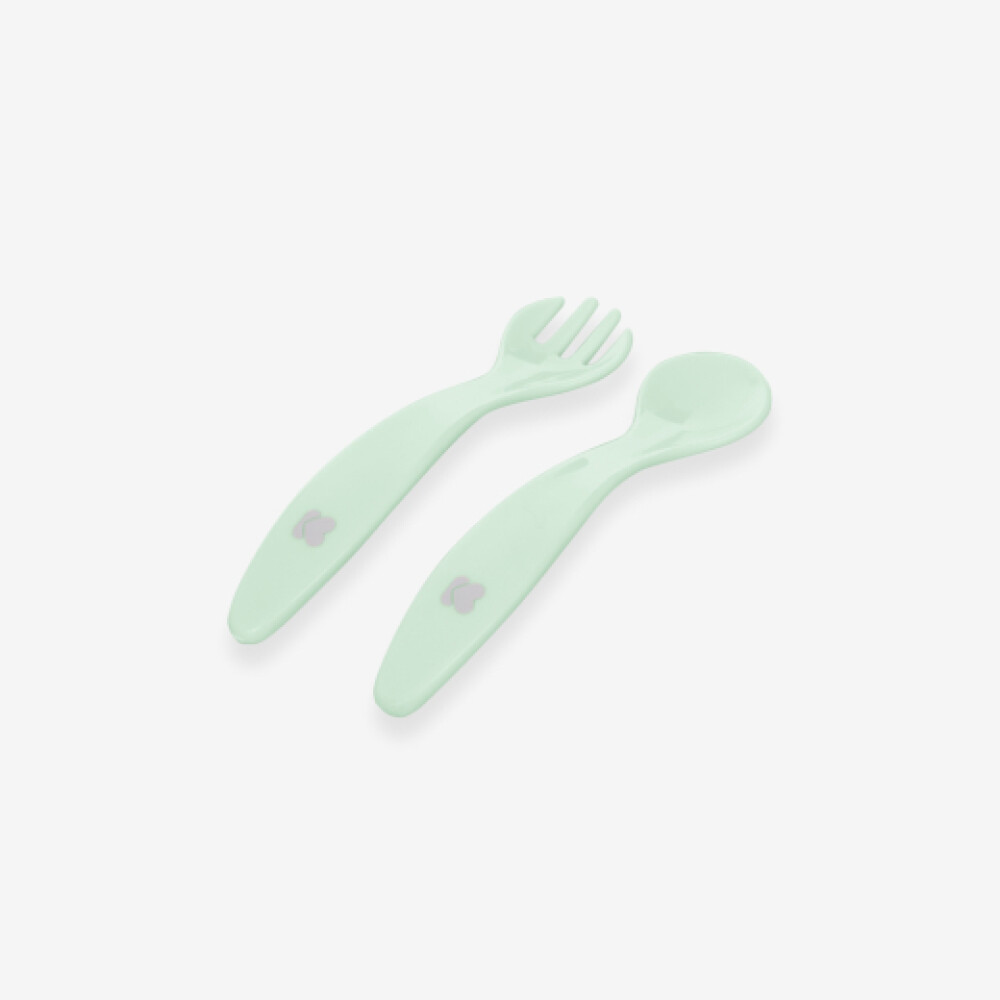 Bowl 4 en 1 KIKKABOO verde transparent