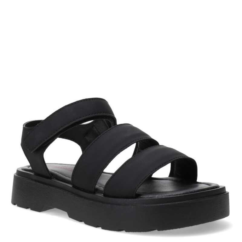 Sandalias de Niña MINI Miss Carol DRAGA con dos tiras Negro