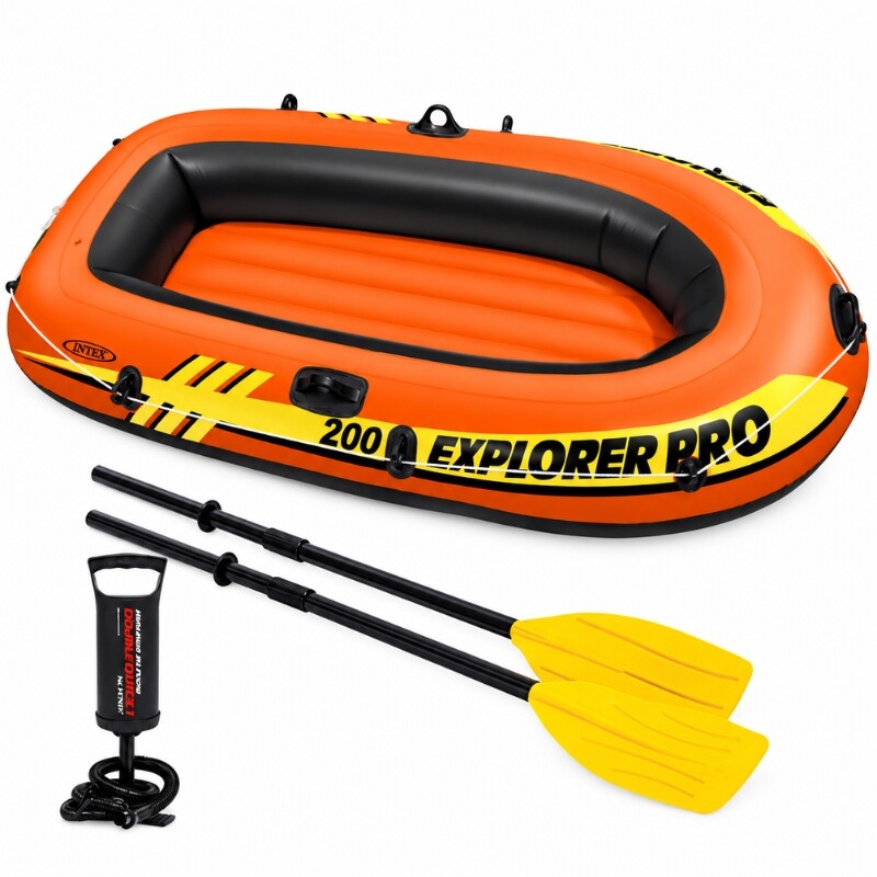 INTEX BOTE GOMON INFLABLE EXPLORER PRO 200 SERIE BASIC SET +REMOS +INFLADOR Intex Bote Gomon Inflable Explorer Pro 200 Serie Basic Set +remos +inflador
