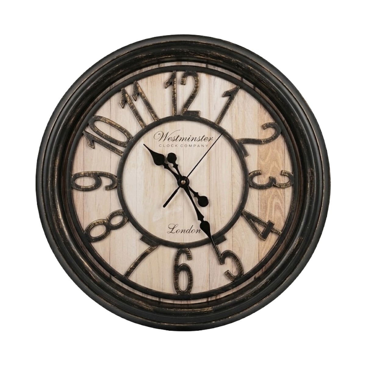 RELOJ NEGRO COMB 