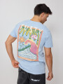 T-SHIRT RINZA RUSTY Celeste