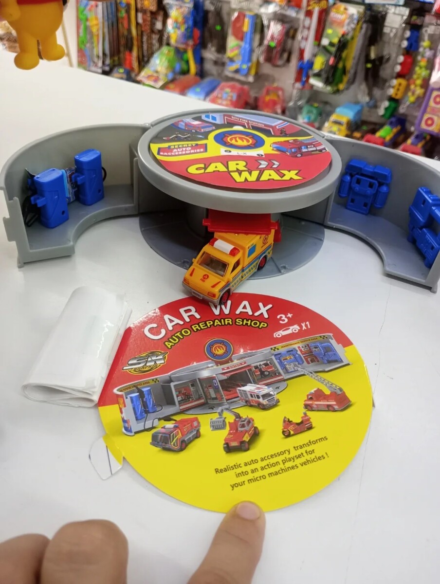 Juguete auto carwash - bombero 