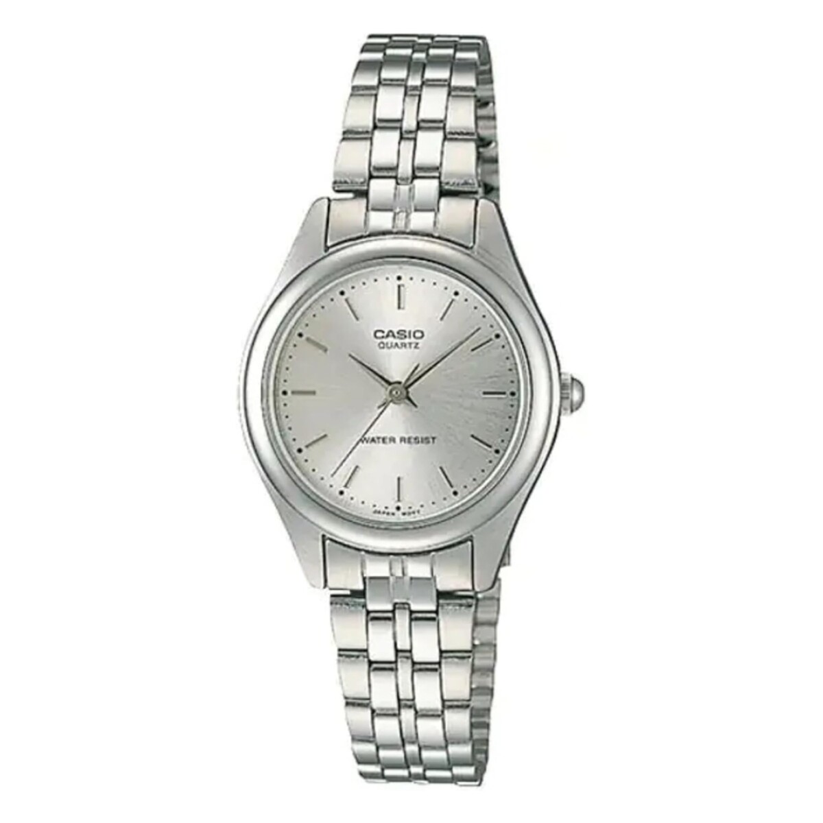 Reloj Casio LTP1129A 7ARDF para dama con correa de acero - Plateado 