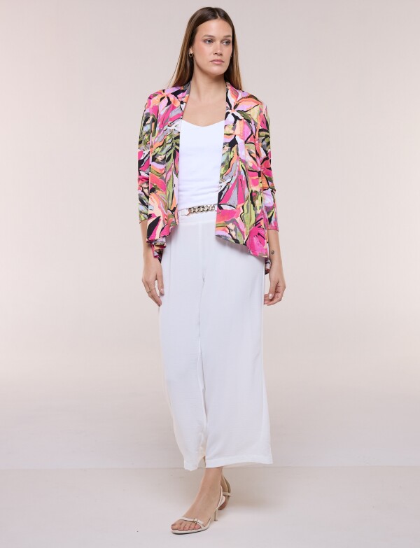 Cardigan Print MULTI/FUCSIA