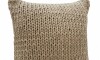 Almohadón Deco Tejido Doble Punto - Pilar Beige