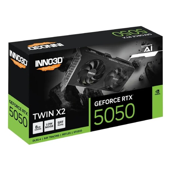 Tarjeta De Video Inno3d Geforce Rtx 5050 Twin X2 8 Gb Gddr6 TARJETA VIDEO INNO3D RTX5050 8GB TWIN X2