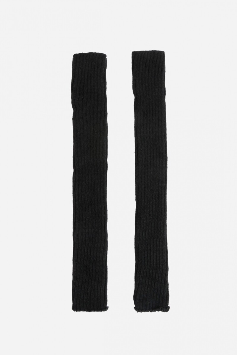 Medias calentadores rib negro