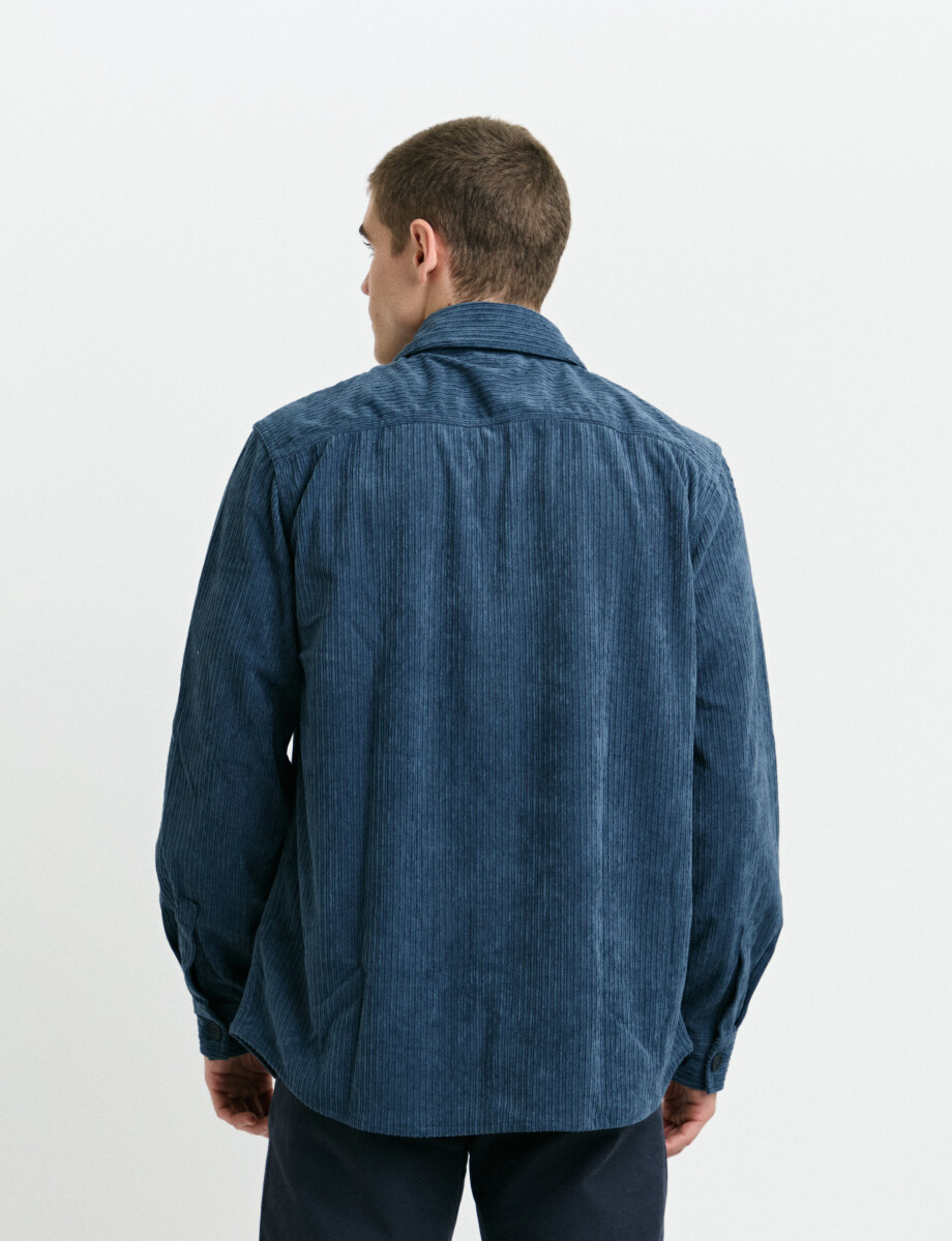 300570 SOBRECAMISA HARRY Azul Piedra