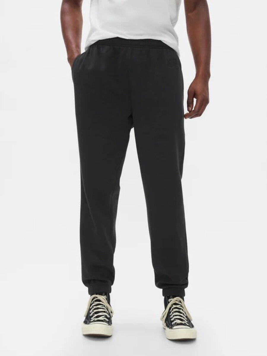 Pantalon Deportivo Con Felpa Logo Gap Hombre - Moonless Night V2 