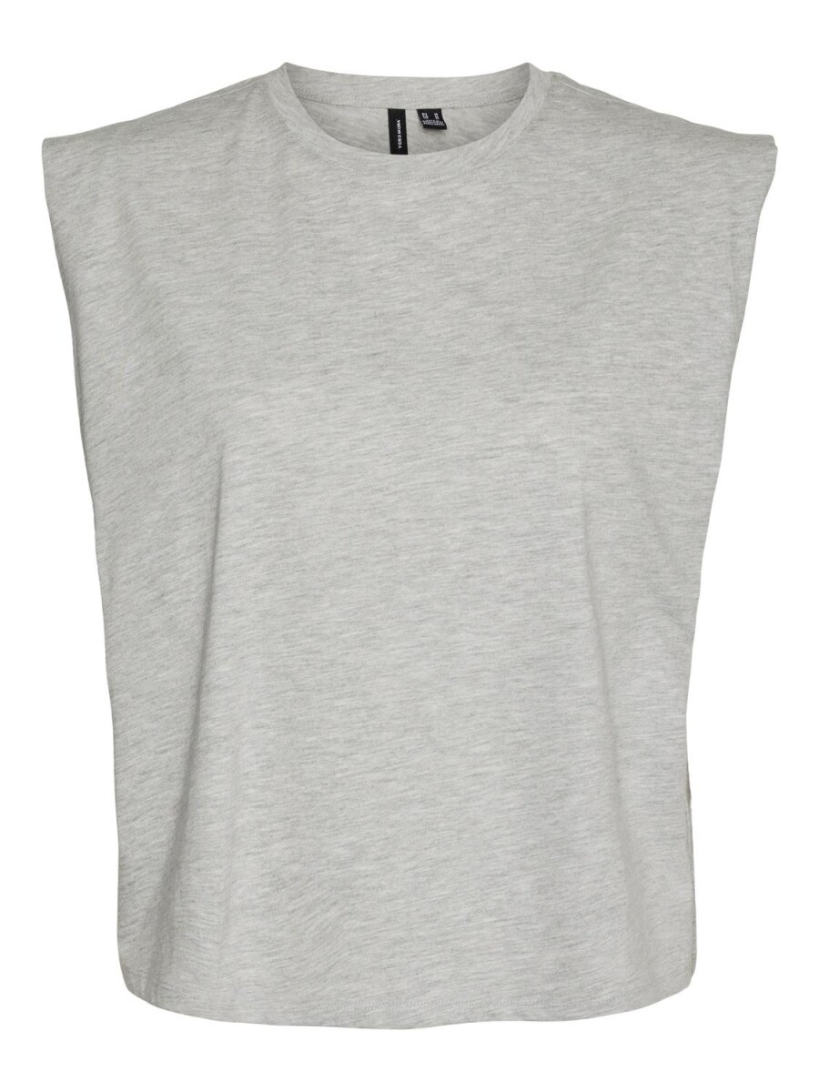 Polera Panna Básica - Light Grey Melange 