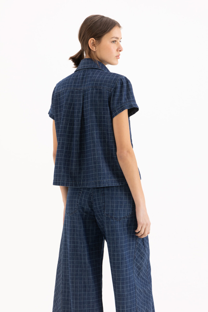 CAMISA CHECKS Azul