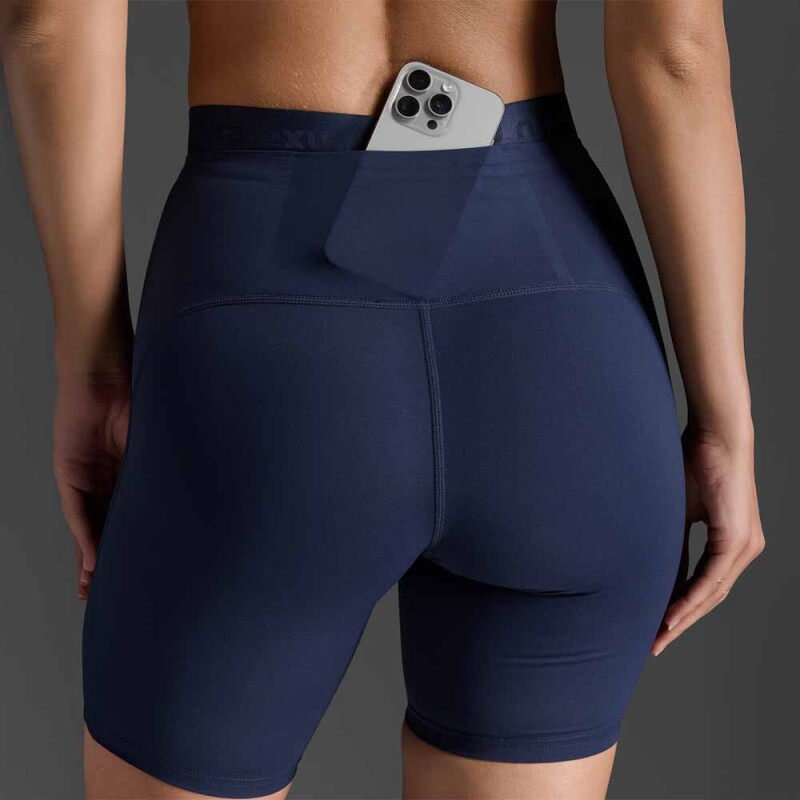 Biker Training Form Stash Hi-Rise Bike Mujer Midnight/midnight