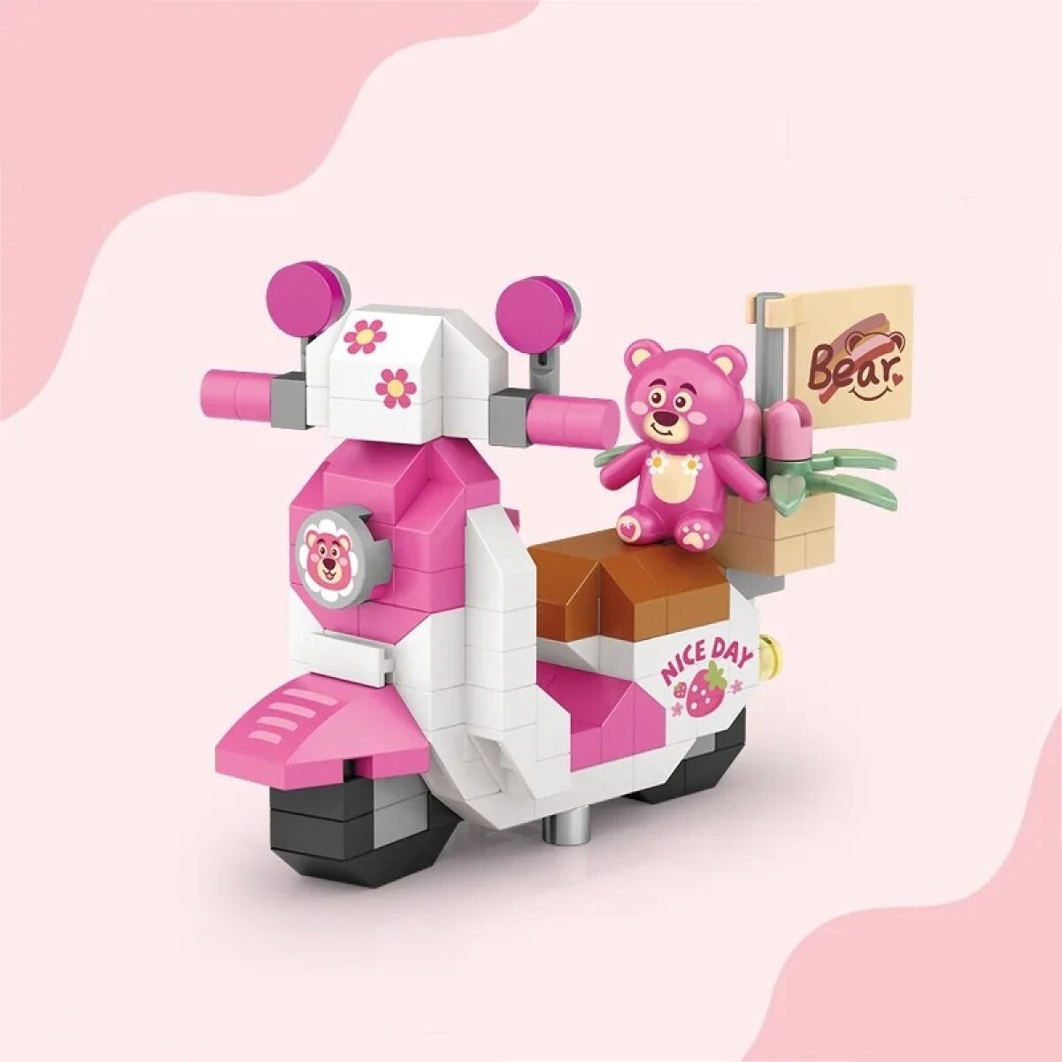 Bloques motito - rosa 