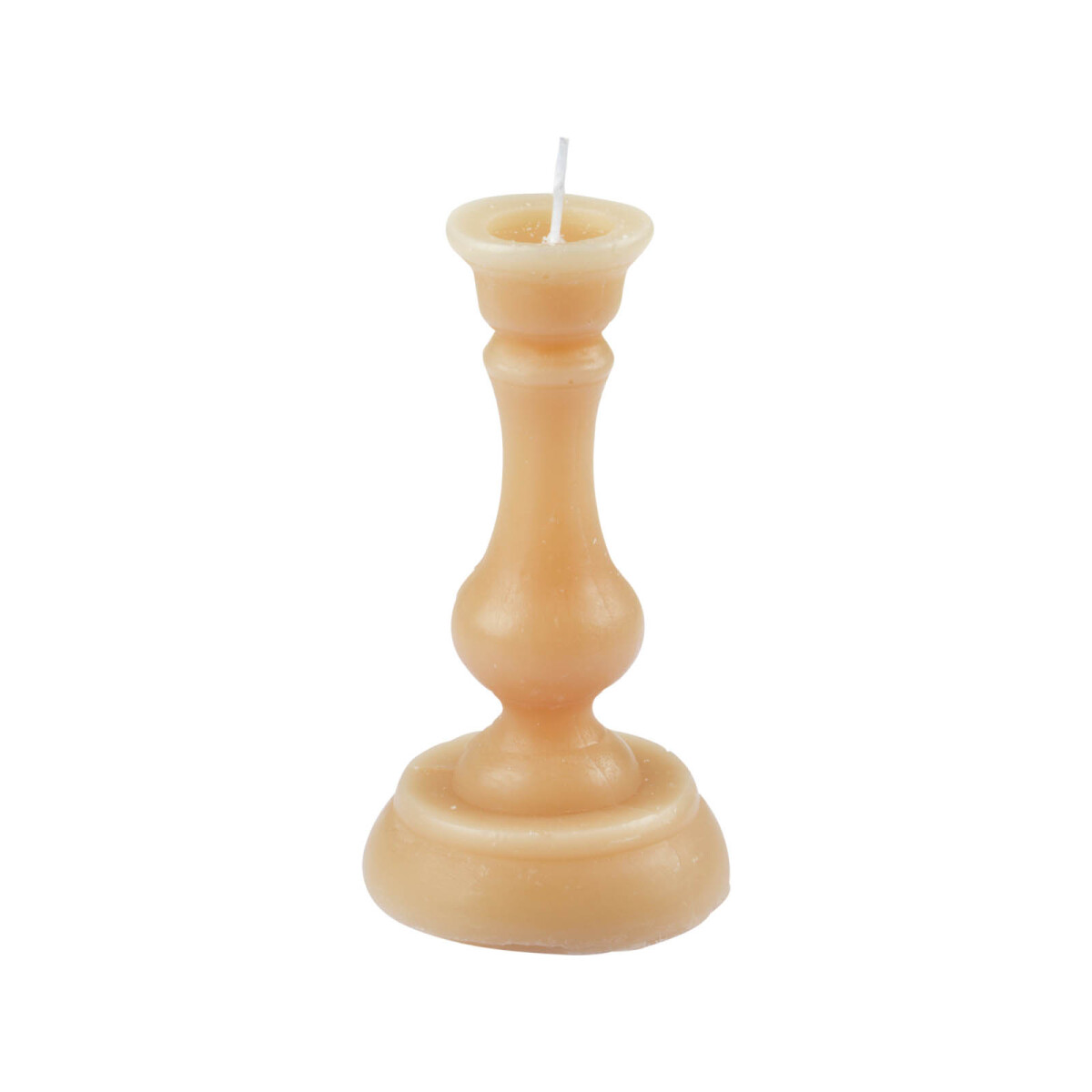 VELA - CANDELABRO NATURAL/BEIGE PARAFINA ARTY 