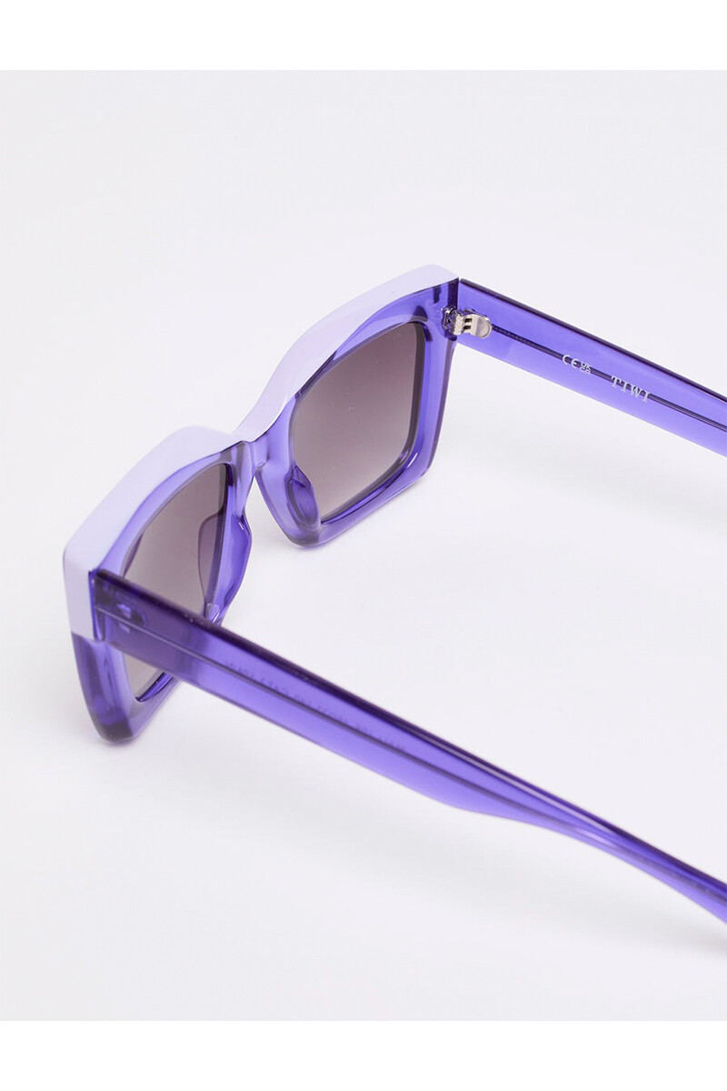 Lentes Tiwi Mali Shiny Bicolor Purple/lilac With Burgundy Grad