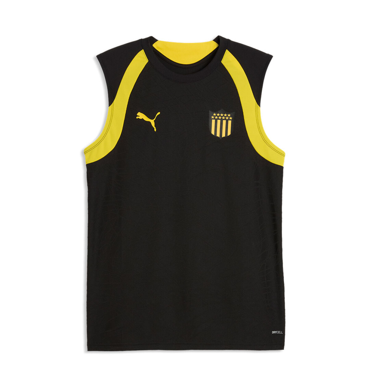 Musculosa de Hombre Puma Cap Sl Tr Jersey - Negro - Amarillo 