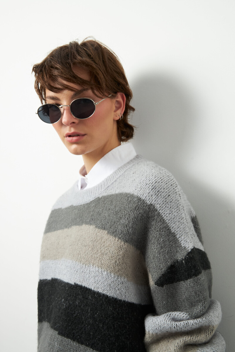 SWEATER AMANDINE Gris Melange