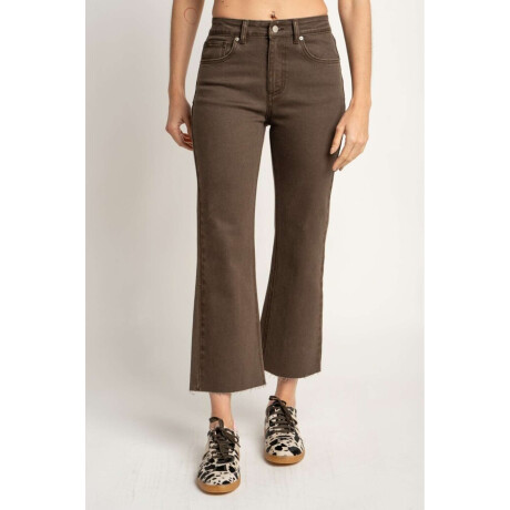 Jean Flare Marron Marron