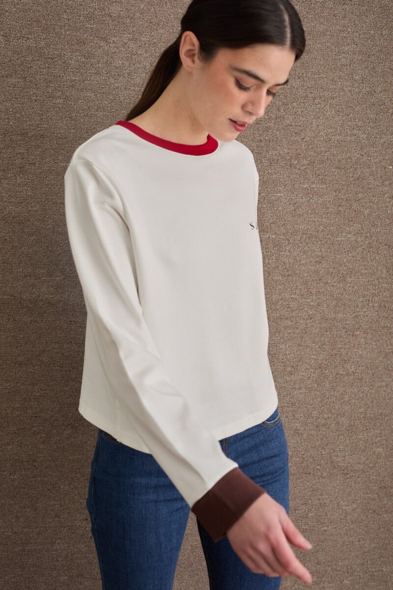 TSHIRT SAVIA CONTRAST Crudo