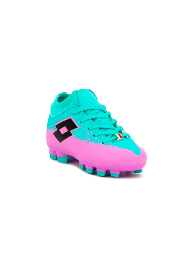 ZAPATO DE FUTBOL CANCHA LOTTO NIÑO MODELO PERUGIA Violeta