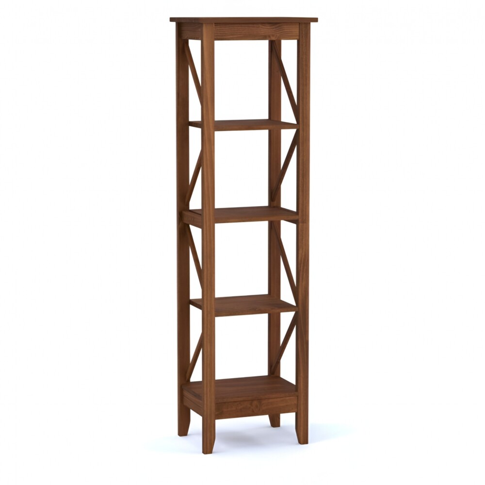 Biblioteca - Estantería - Linea Open - Rustico Hogar Nogal