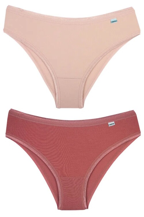 DEL RIO Pack duo bikini modal Durazno/rosa