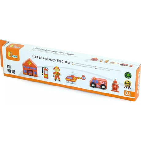 Accesorio del juego de trenes – Estación de bomberos Accesorio del juego de trenes – Estación de bomberos