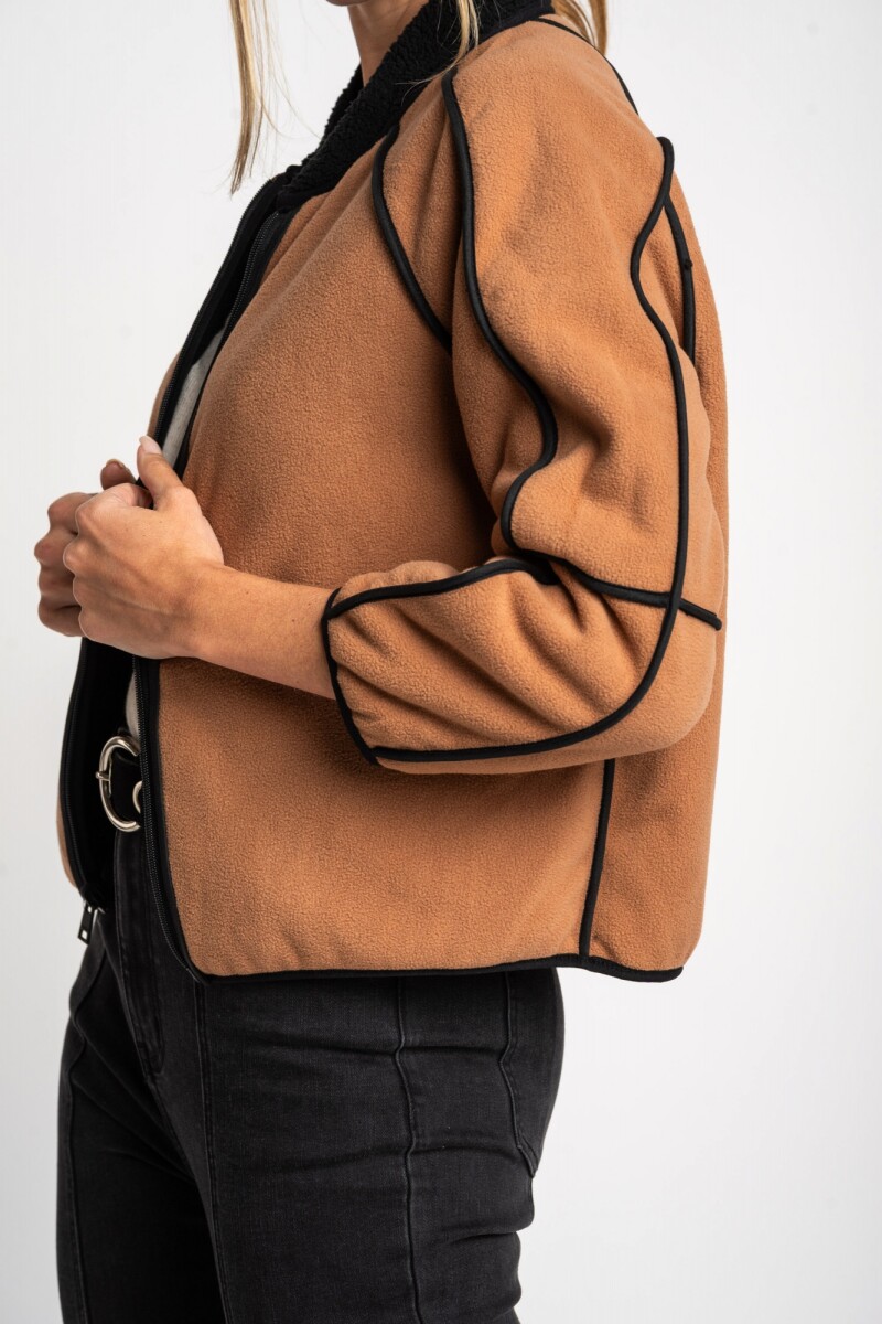 Campera Reversible Negro